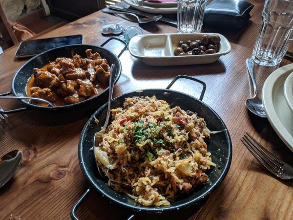 Petiscos Moelas e bras de enchidos