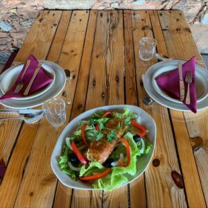 Menu Vegetariano (almoço de quinta feira a domingo e jantar ao sábado)